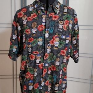 MLB Limited Edition Baseball Bobbleheads Hawaiian Shirt by Reyn Spooner, XLarge